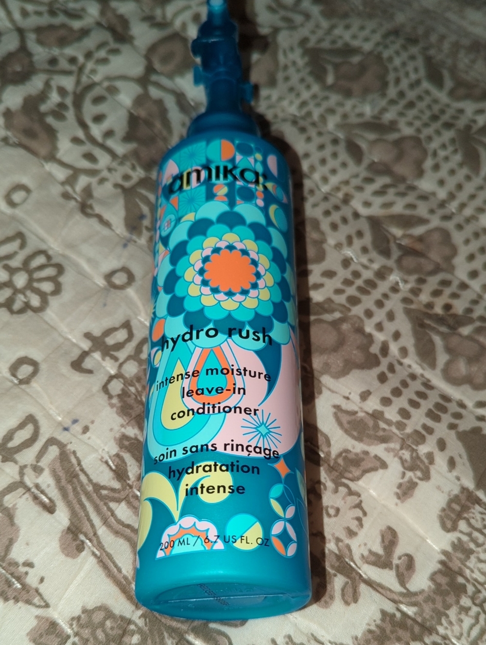 Amika Hydro Rush Intense Moisture Leave-In Conditioner — Blue